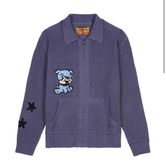 NWT Brain Dead Zip Up Sweater - Picture 2 of 8